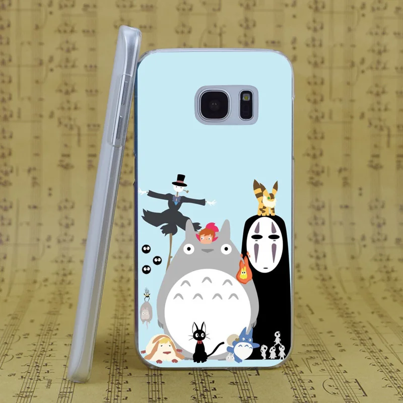 Dream Фокс b4063 Тоторо Мононоке Прозрачный жесткий чехол для Samsung Galaxy S 4 5 6 7 8 мини край