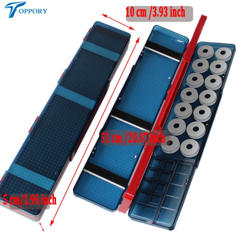 Многофункциональная коробка для рыболовных снастей 3 х слойная тайваньской