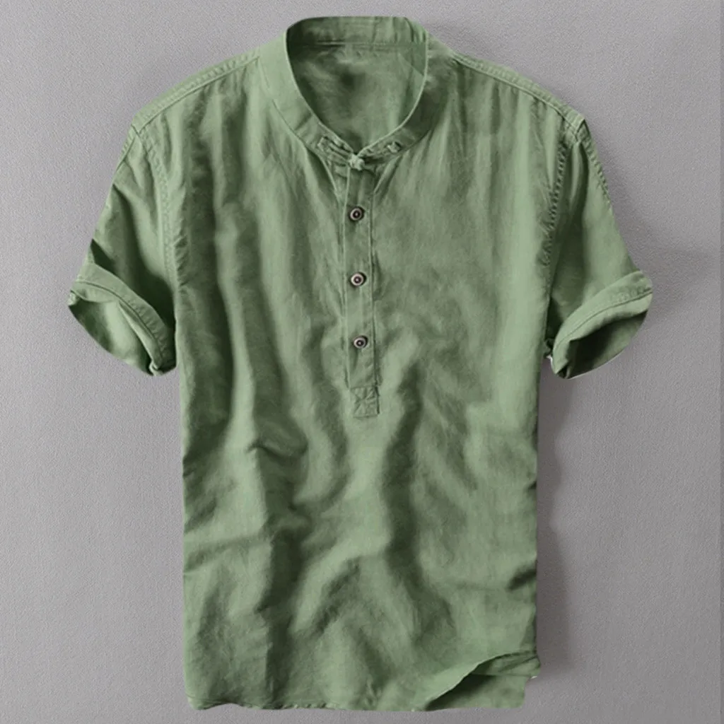 

Hawaiian Shirt 2021 Summer Men Cool And Thin Breathable Shirts Pure Color Quick Dry Men Clothing Slim Fit Camisas De Hombre