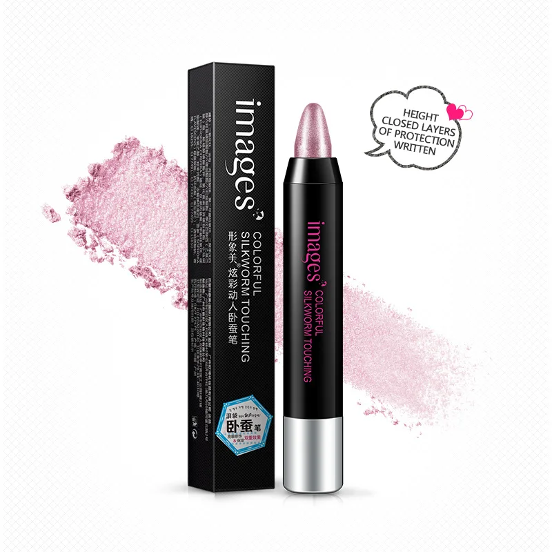 Изображения движущиеся лжи шелкопряда разноцветная Ручка тени для век палочка