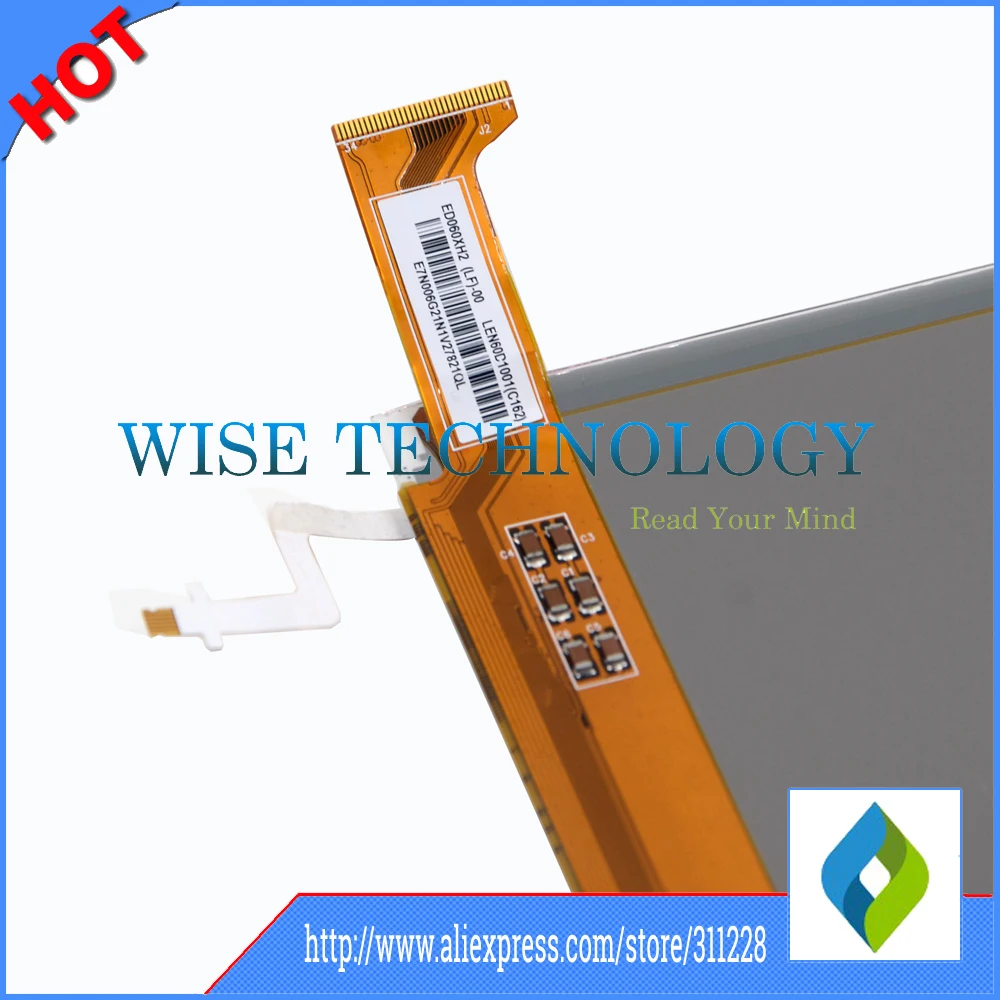 ED060XH2(LF)-00 ED060XH2 6-дюймовый оригинальный e-ink экран для чтения электронных книг