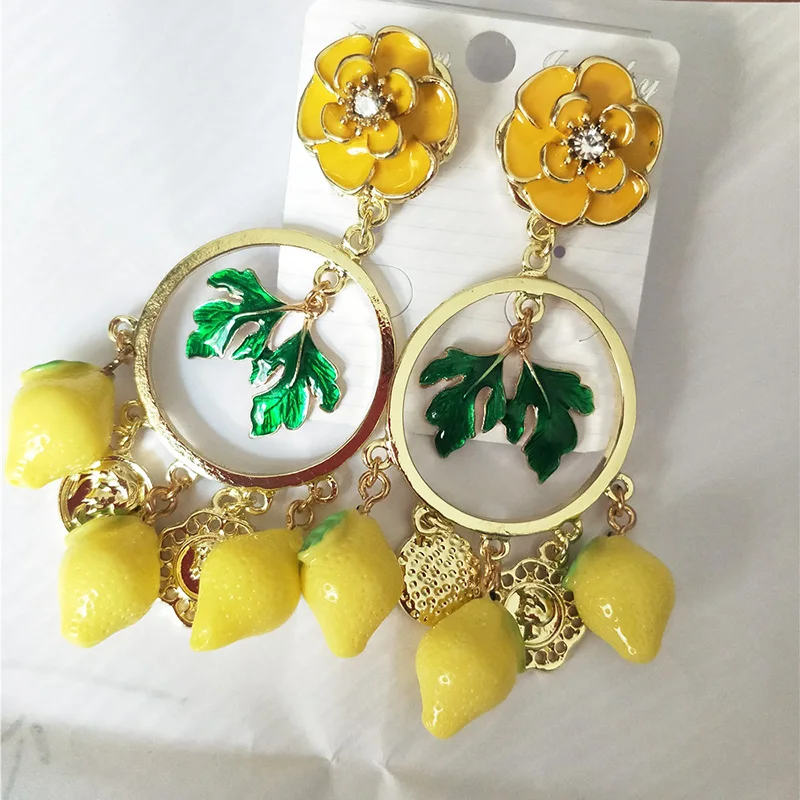 Женские Висячие серьги с подвеской в виде листьев | Украшения и аксессуары