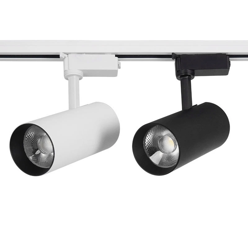 Qyartistry Высокое качество светодиодный Трековый светильник 12 W 20 W 30 W COB отслеживание света 2-разъем провода 220 V светодиодный Трек освещение