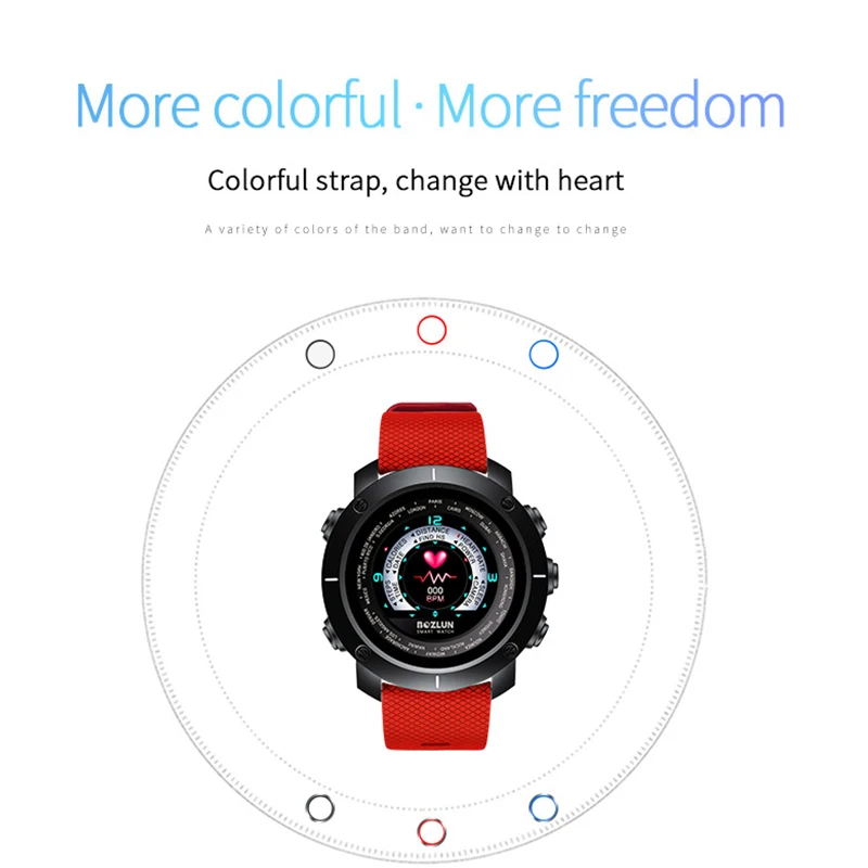 Умные часы с поддержкой IOS Android Bluetooth фитнес-трекер удаленная камера