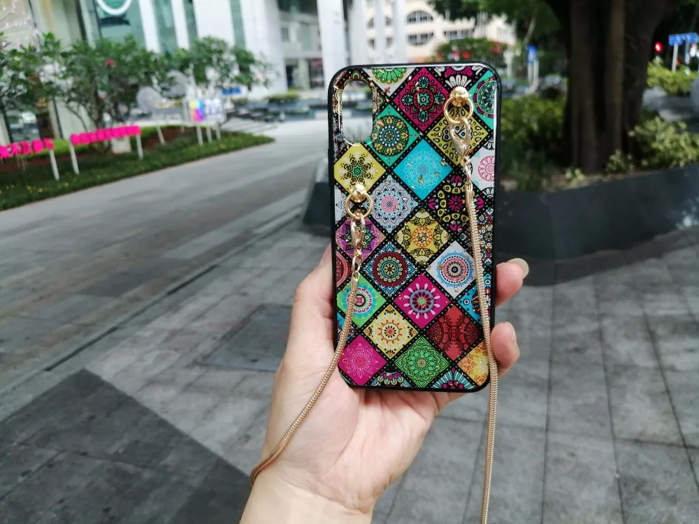С блестками из ромбов, чехол на мобильный телефон для huawei Mate20 pro Mate10 P10 плюс P20pro P20lite nova2s с перекрестным ремешком с honor 10 V10 9 8 8X V9