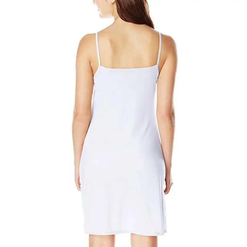 Women Smooth Sleeveless Under Mini Dress Sexy Spaghetti Strap Short | Женская одежда