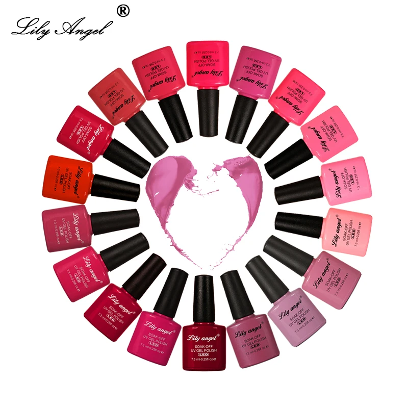 Гель-лак для дизайна ногтей LILY ANGEL 7 3 мл 110 цветов отмачиваемая эмаль 2020 новый