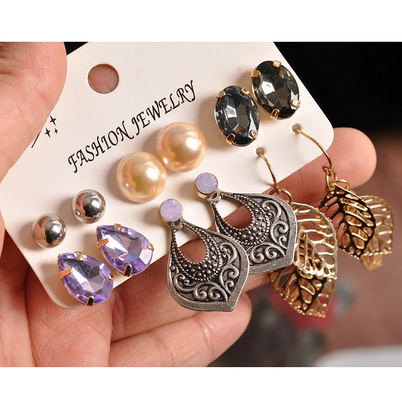 Новые Модные женские ювелирные изделия оптовая продажа серьги гвоздики для