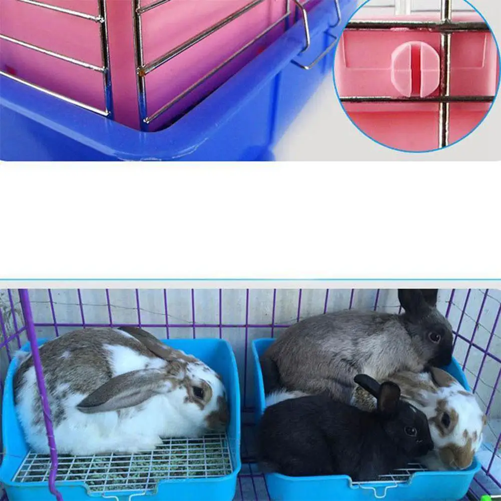 LanLan Pet Rabbit пластиковый лоток для унитаза со стальным проводом Нижняя Писсуар