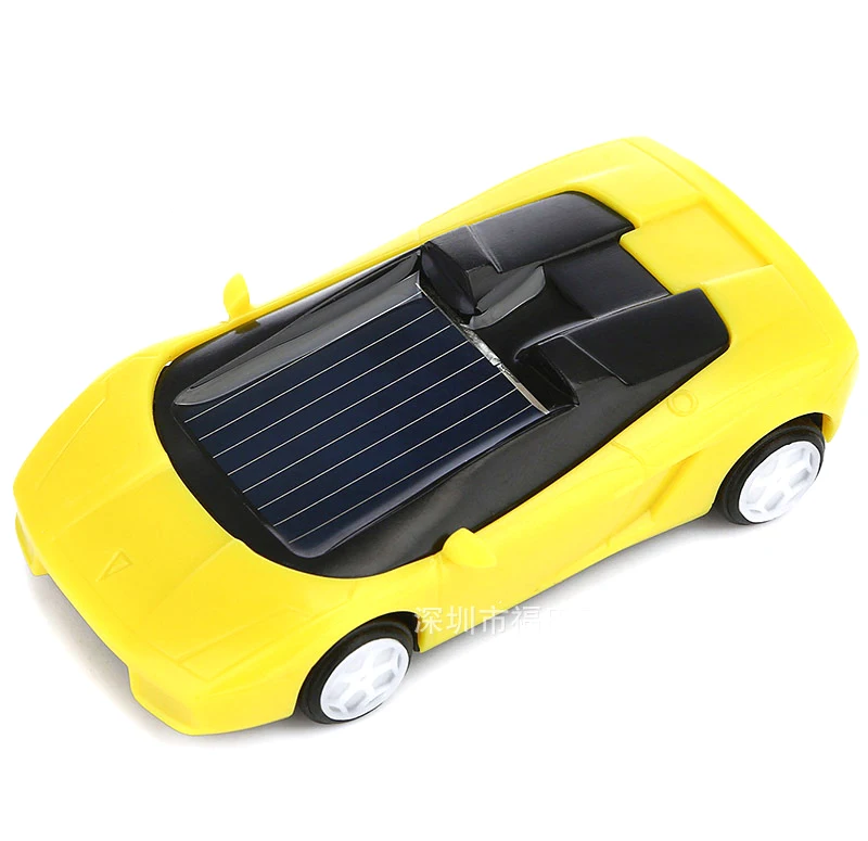 Solar Power Charging Toys Small Sports Car Children Kids Fashion Educational Toys Energy Cricket Christmas Gift Toys