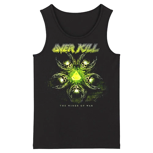 Todhoof Overkill Progressive Death тяжелый металл, металл, Thrash, металл, мужские майки, Азиатский размер - Цвет: 3