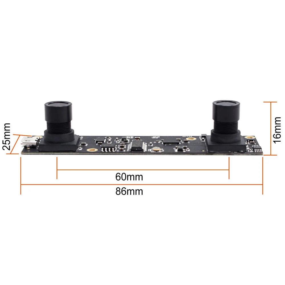 Модуль USB-камеры MJPEG 30 кадров/сек 1920*1080 3D VR с матрицей Aptina AR0330 CMOS, объективом M9 90 градусов, видео для системы видеонаблюдения CCTV, мини-плата PCB размером 86*23 мм.