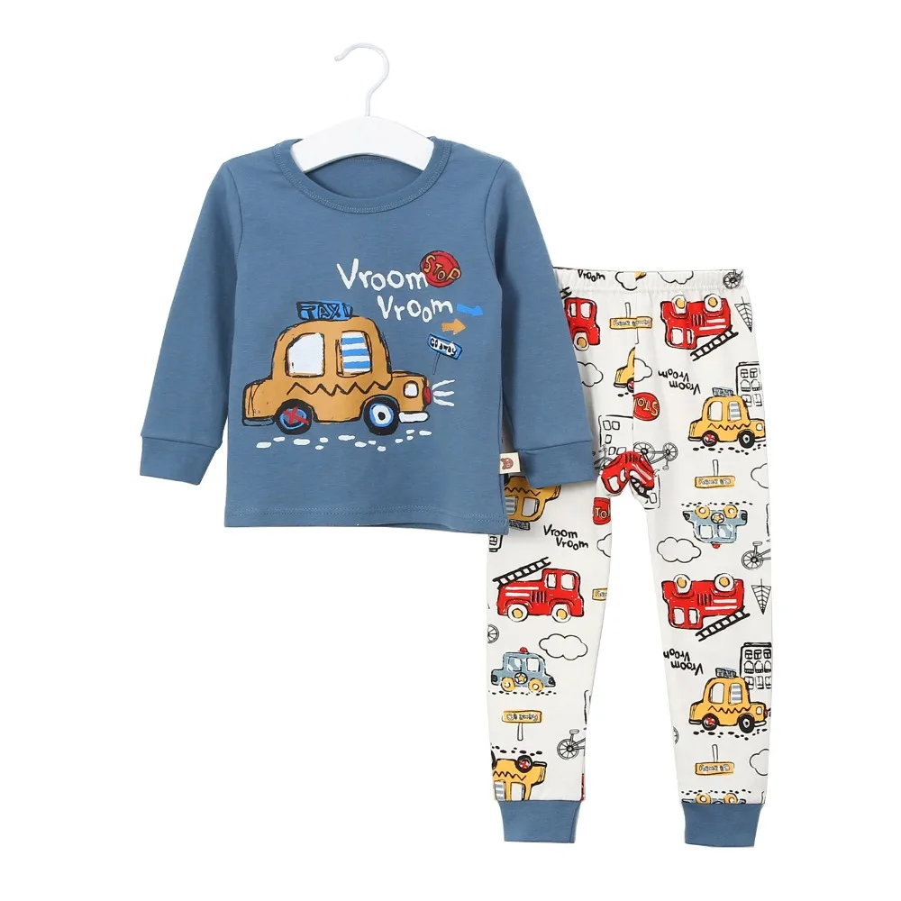 Kids Pajama Sets Boys Cartoon Pajamas Children Clothes Cotton Sleepwear Children's Pajamas over 4 years