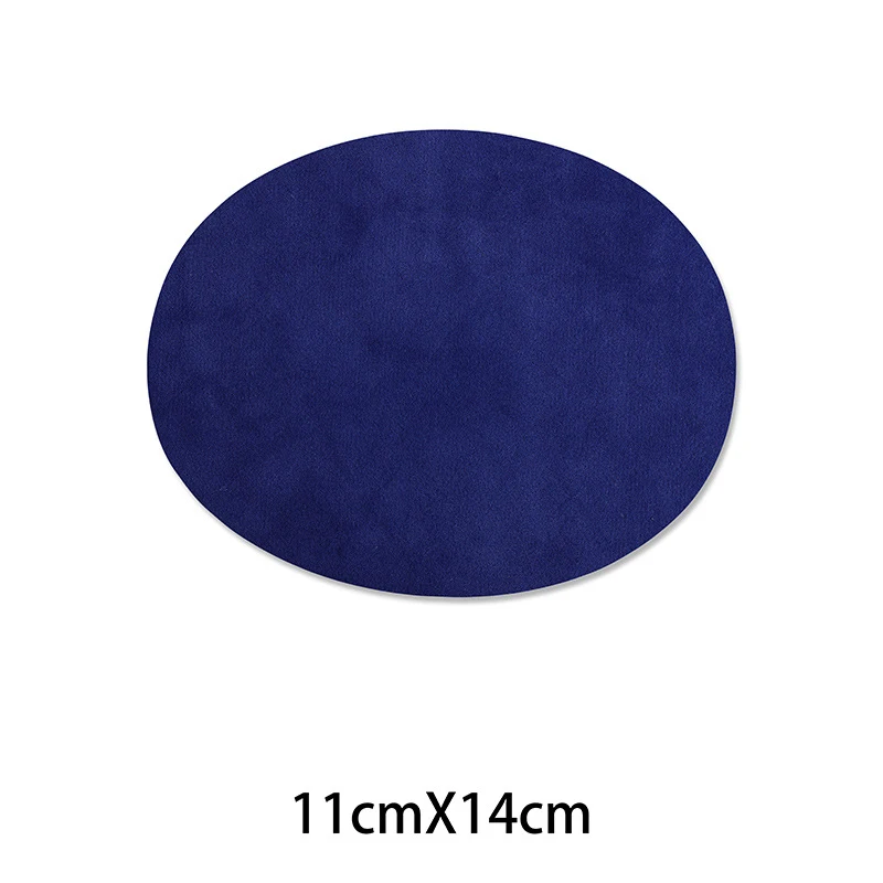 Sapphire blue Наколенник для одежды джинсы патч наклейки из денима ремонт локоть железа на одежду нашивки 2 шт./лот джинсовые нашивки - Цвет: Sapphire blue