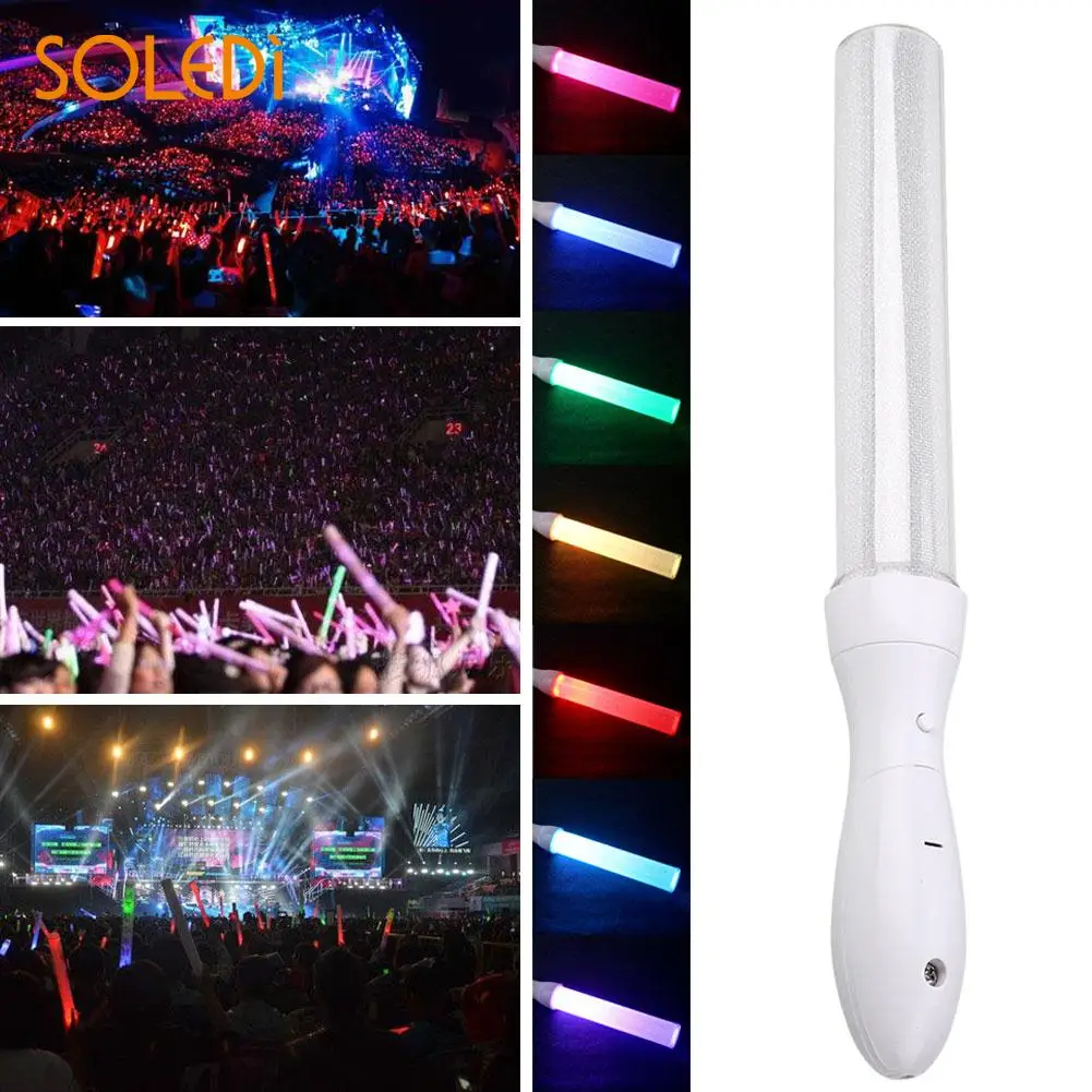 Светящиеся Glo-Sticks светодиодный светящиеся палочки смешной цветной ABS+ PVC светодиодный бар для концертов, мероприятий, дней рождения, вечеринок