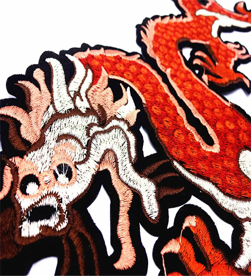 1 Set Dragon Animal Embroidered Patches For Clothing Handmade DIY Big Patchwork Accessories In Sewing Tools | Дом и сад