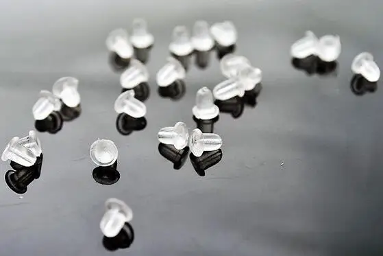 200 шт./лот пластиковые серьги-пули аксессуары для ювелирных изделий Diy затычки