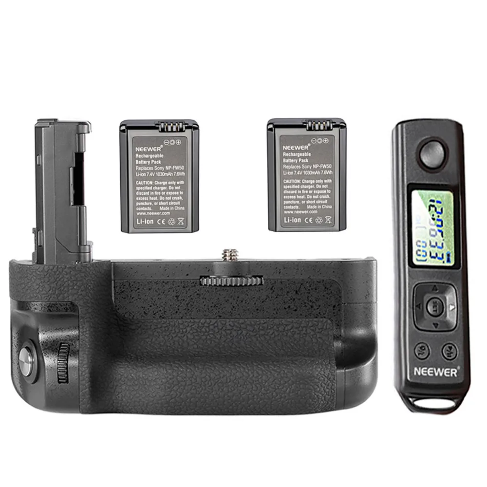 Neewer LCD 2 4G беспроводной пульт дистанционного управления Вертикальная батарея