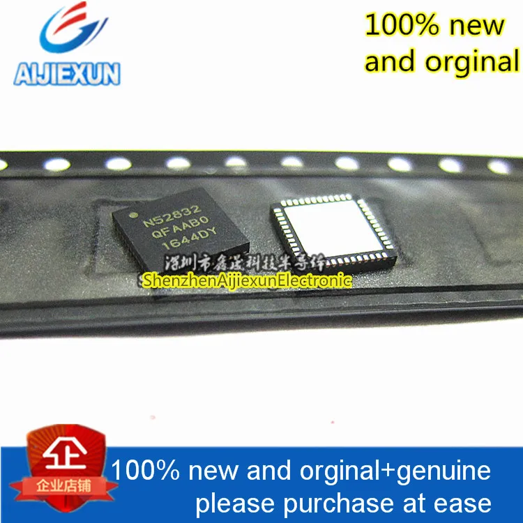 

5 шт. 100% новый и оригинальный беспроводной чип Bluetooth N52832 NRF52832-QFAA-R QFN48 в наличии