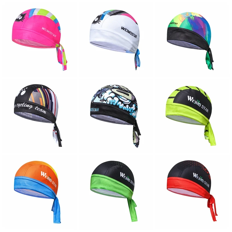 

Weimostar Cycling Cap Bike Bicycle Hat Headband Running Bandana Headband Pirate Beanie Headwear Scarf One-Size