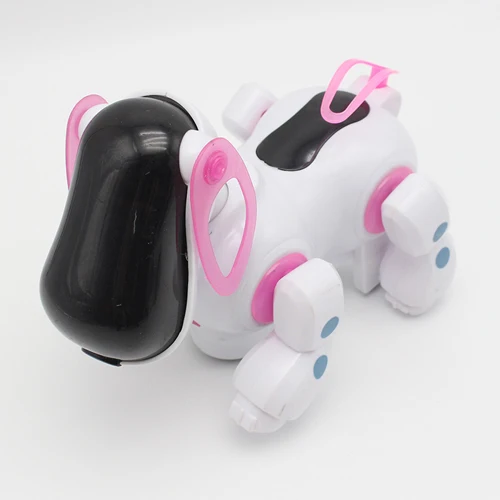 dance robot dog pink Протектор для экрана сенсорного пространство танца робот собака электронные игрушки для ходьбы с музыкальным светильник Рождественский подарок на год для детей астронавт игрушка для ребенка - Цвет: dance robot dog pink