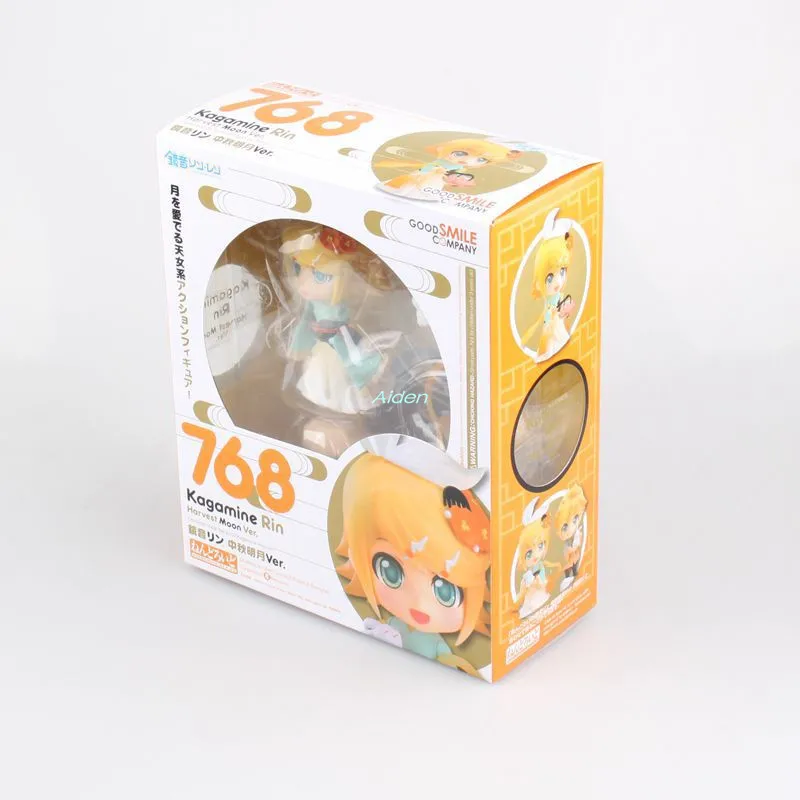 " Q версия Nendoroid Figma#769#768 кагамине Рин кагамине Лен Праздник середины осени Ver. ПВХ фигурка игрушка коробка 10 см Z1043