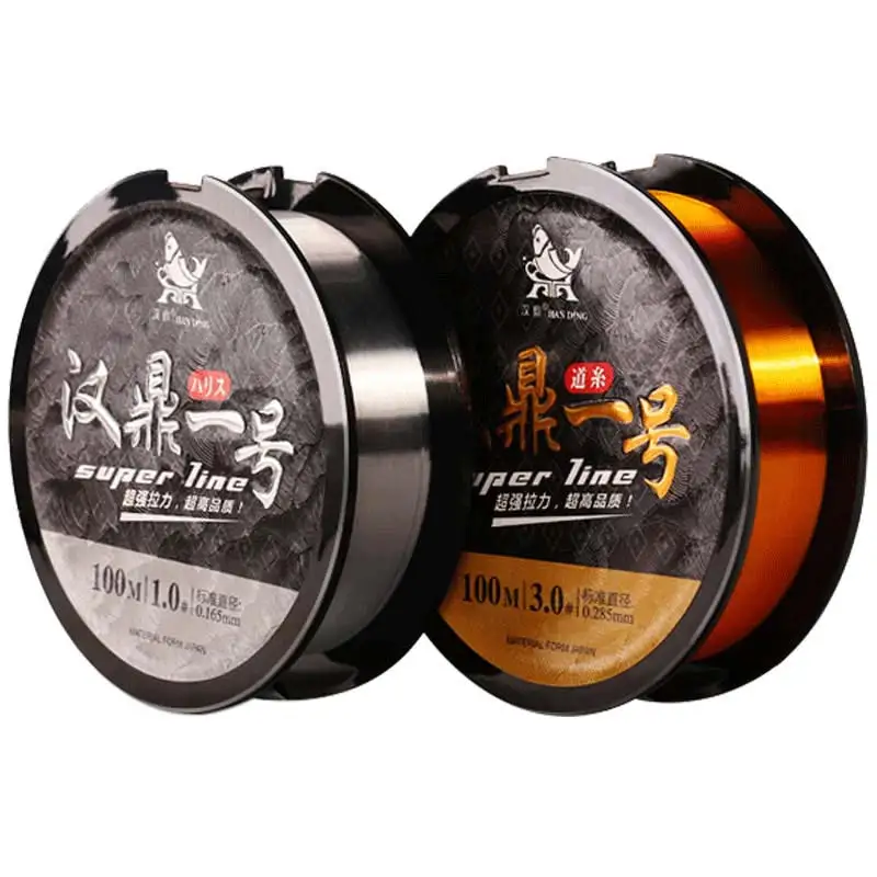 Рыболовная леска 100 м рыболовная сверхпрочная тянущаяся нейлоновая | Спорт и
