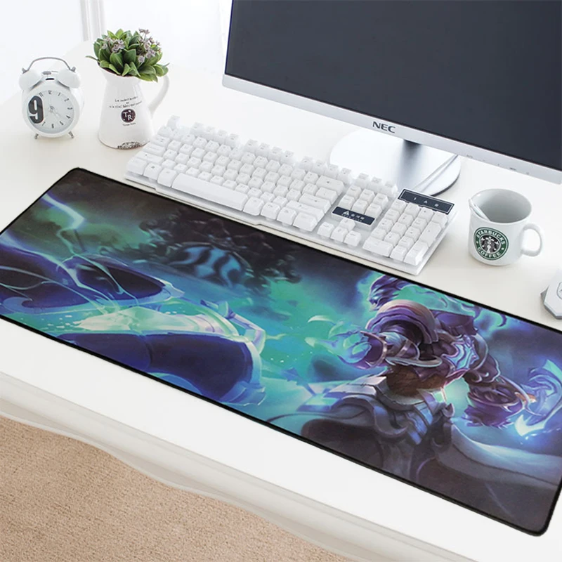 Игровой коврик для мыши большого размера 900x300 мм с замком для ноутбука, компьютера, геймера, клавиатуры, механический коврик для мыши, нескользящий коврик для ПК, коврики для мыши