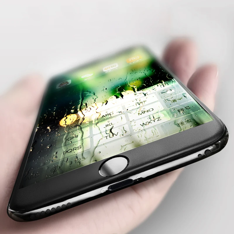 Oppselve протектор экрана закаленное стекло для iPhone X 8 7 6 6S Plus 3D Матовый Мягкий край