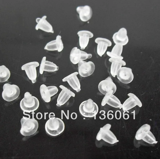 Винтажные резиновые серьги гвоздики для ушей затычки сережек аксессуары