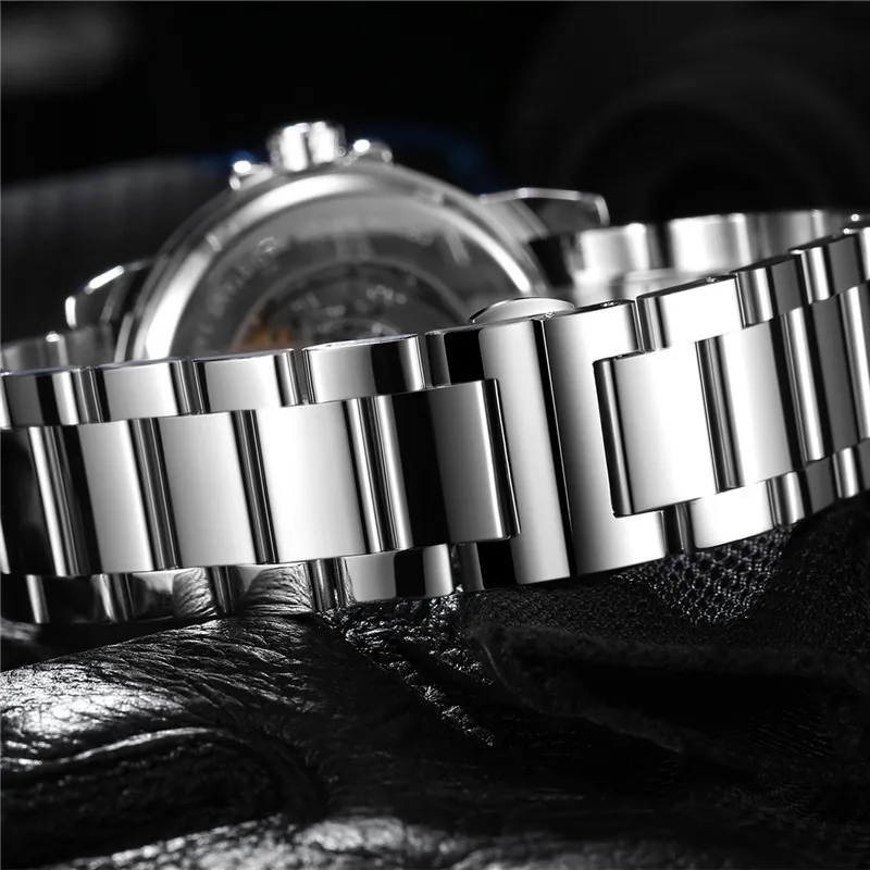 OUBAOER Top Brand Luxury Men's Watches Men Casual Military Business Clock Male Clocks Sport Mechanical Wrist Watch | Наручные часы