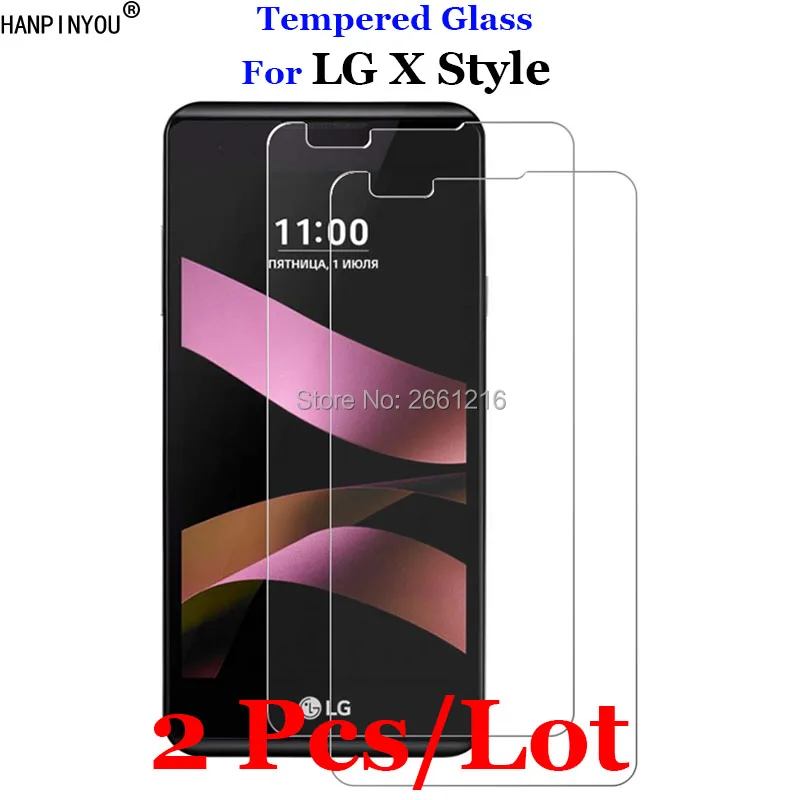 2 шт./лот для LG X Style 5 0 дюйма закаленное стекло 9H 2.5D Премиум Защитная пленка экрана