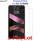 2 шт.лот для LG X Style 5,0 дюйма, закаленное стекло 9H 2.5D, Премиум Защитная пленка для экрана телефона LG Xstyle K200 K200DS