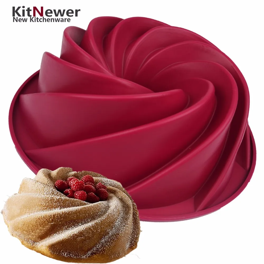 WALFOS 20*6,5 см 160 г большая и красивая круглая форма 3D силиконовая форма для торта жаропрочные Инструменты для выпечки