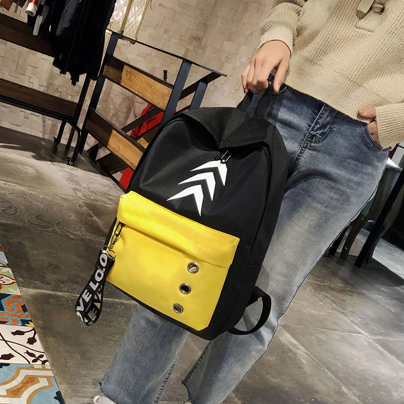 Рюкзак женский Большая вместительная цветная Студенческая сумка оптовые