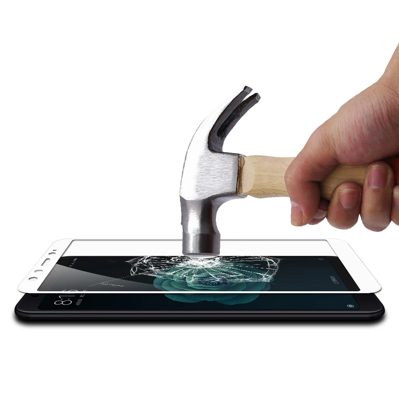 Прозрачное премиальное закаленное стекло для Сяоми Ми А2 / А1 for Xiaomi Mi A2 6X полное