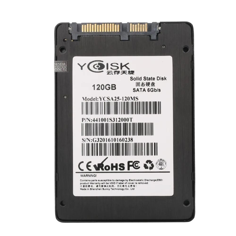 Goldendisk YCdisk Serial 128GB desktop ssd hdd 2 5 SATA жесткий диск 6 ГБ/сек. твердотельный накопитель 120GB
