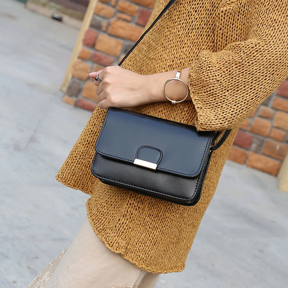 OCARDIAN Women Handbags Fashion Pure Leather Designer Crossbody Bags High Quality Small Chains Bags Flap Bags Dropshipping 6114