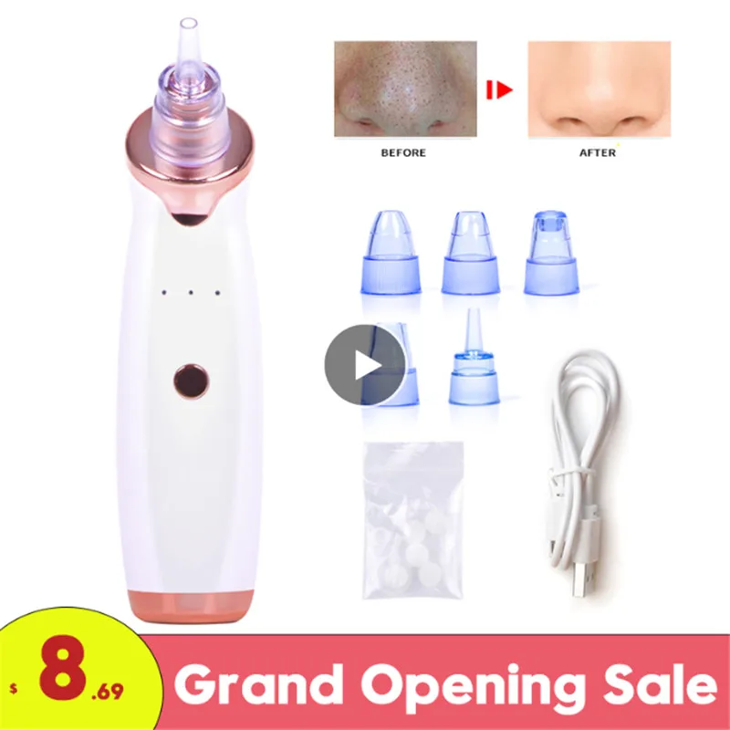 Устройство для удаления угрей прыщей акне вакуумный инструмент ухода за кожей