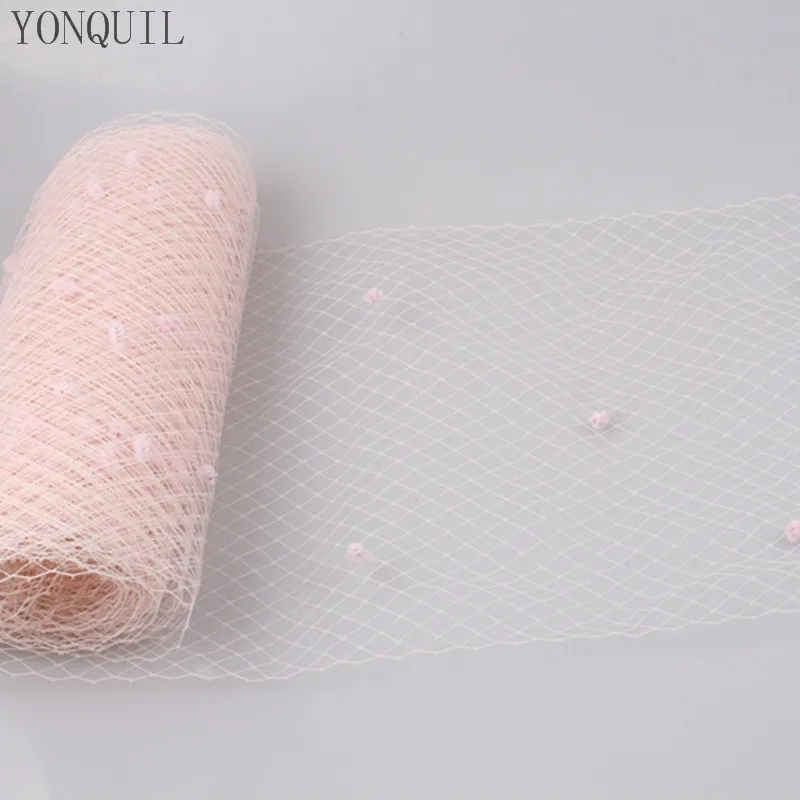 Розовая птичья клетка 5 ярдов в комплекте фата горошек шириной 25 см русская сетка