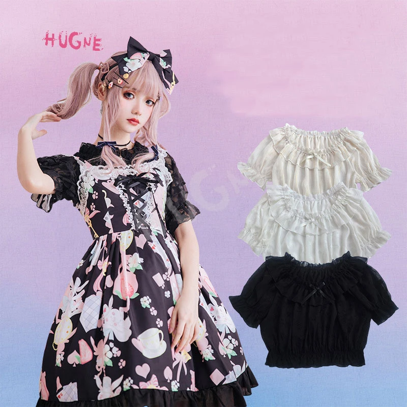 Женский шифоновый укороченный топ с коротким рукавом и рисунком звезды