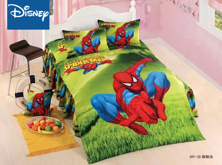 Детский набор постельного белья Disney Человек паук одноразмерный пододеяльники