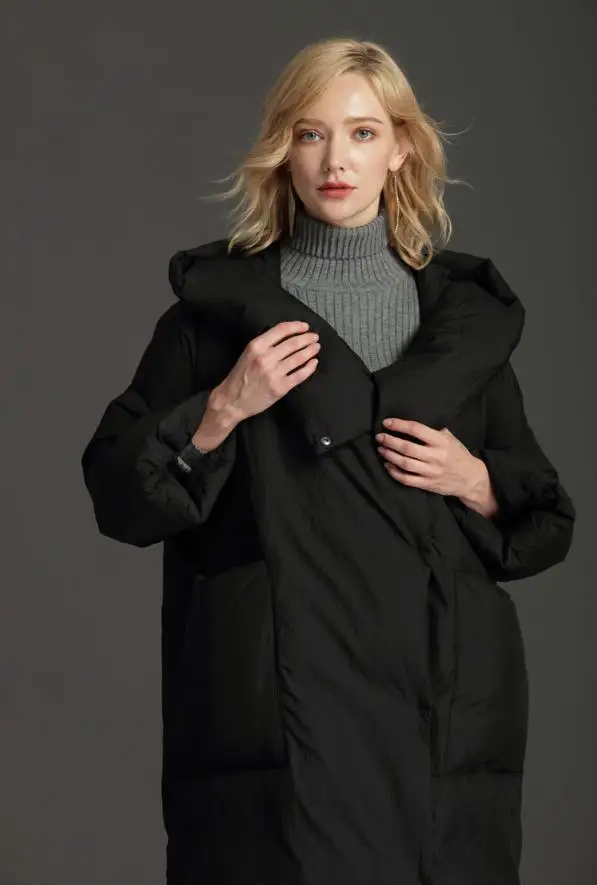 7XL размера плюс 90% белый утиный пух женские пуховики зимние модные толстые однотонные длинные женские пуховики высокого качества gx1146