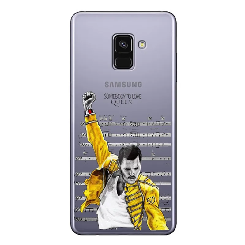 TPU Freddie Mercury Rainha banda Qualidade Роскошный чехол для телефона для samsung S6 7 8 9 Plus Edge Note 8 9 силиконовый чехол - Цвет: TPU