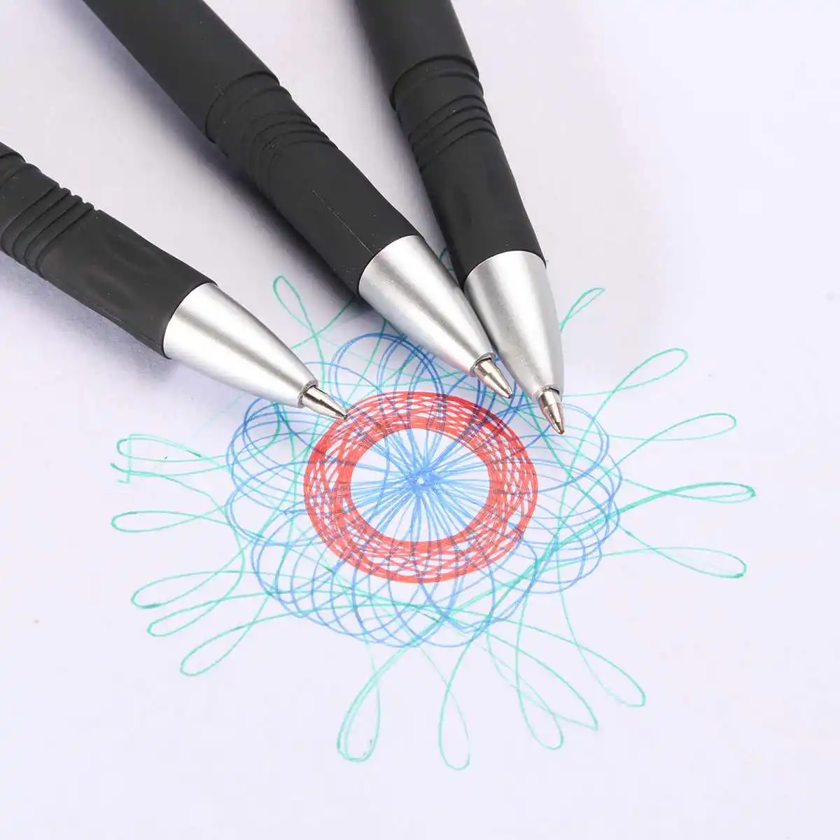 Original Spirograph Ruler Design Toys 25Pcs/Set Kids Drawing Art Crafts Geom Graph Children Learning Education | Игрушки и хобби
