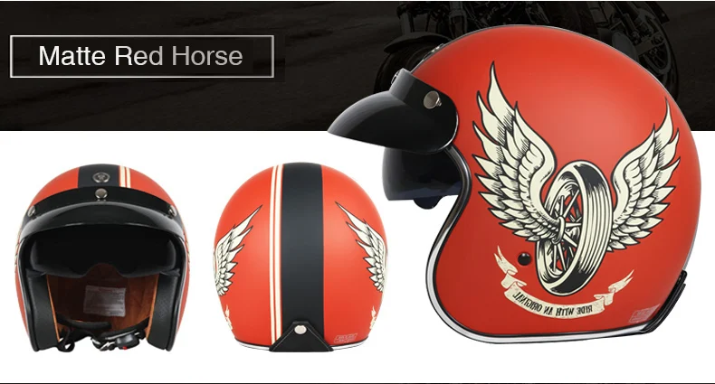 TORC casco capacete винтажные шлемы T57 moto Кафе racer moto rcycle скутер 3/4 ретро открытый шлем M L XL с солнцезащитным козырьком