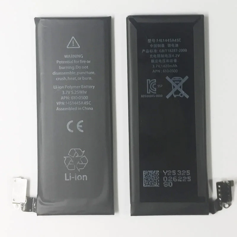 10 шт. батарея для телефона EENJEE Iphone 4 4G фабрика 3 8 в 1420 мАч AAA Качество 100% тест 0 цикл