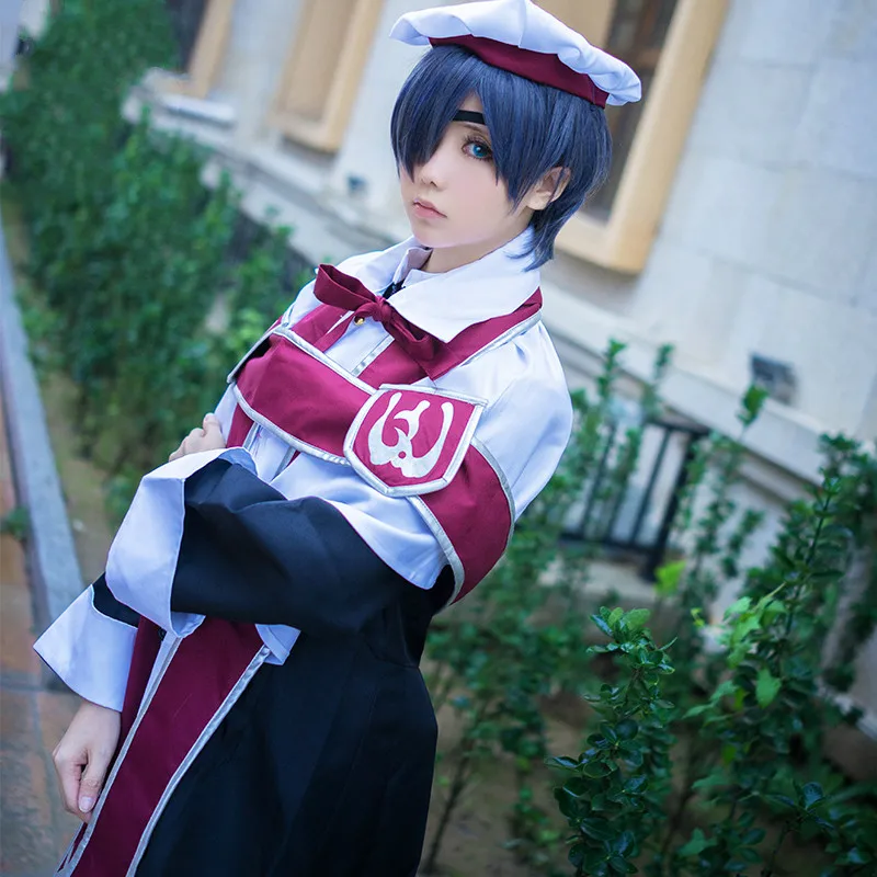 Костюм для косплея черного Батлера Kuroshitsuji Cos из японского аниме Небесный призрак