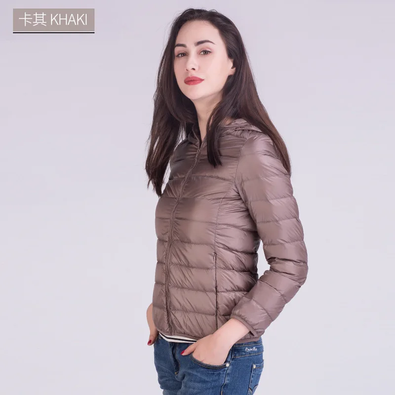 

2020 new winter designer women jacket white 90% duck down white ultra thin duck down jacket women for girl snow parka jacket
