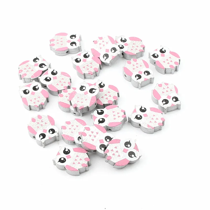 50 шт. деревянные бусины в виде совы|beads spacers beads|beads for jewelry makingspacer beads |
